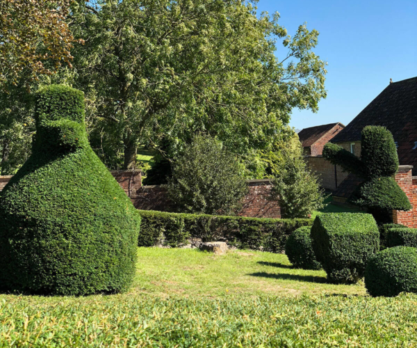 Topiary garden at Heywood House