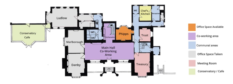 Phipps Mansion Floor Plans