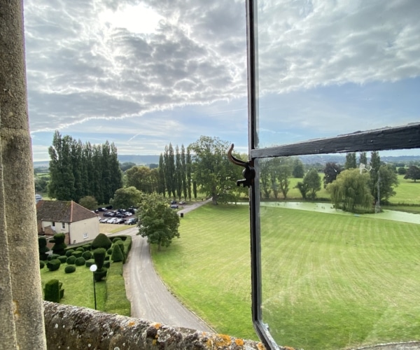 View from the Second Floor of the Mansion