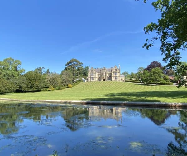 Heywood House viewed across the Lake