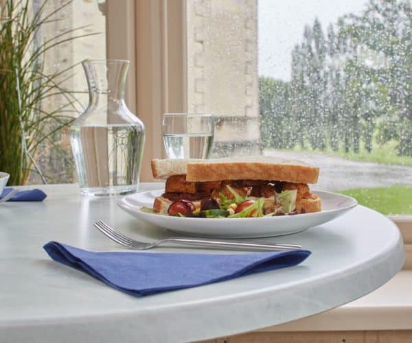 Freshly prepared sandwich lunches at Heywood House Cafe