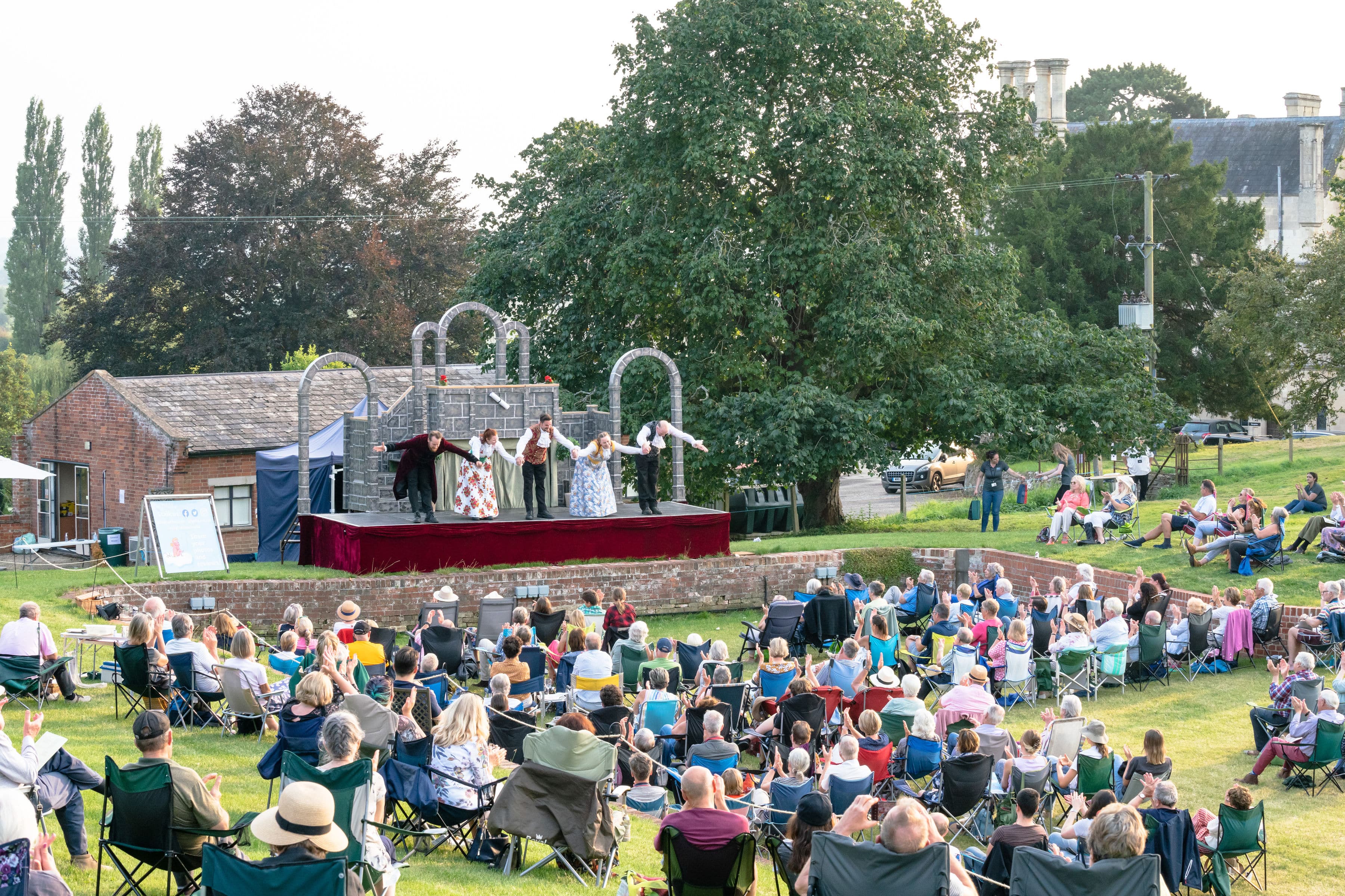 Open air live theatre at Heywood House